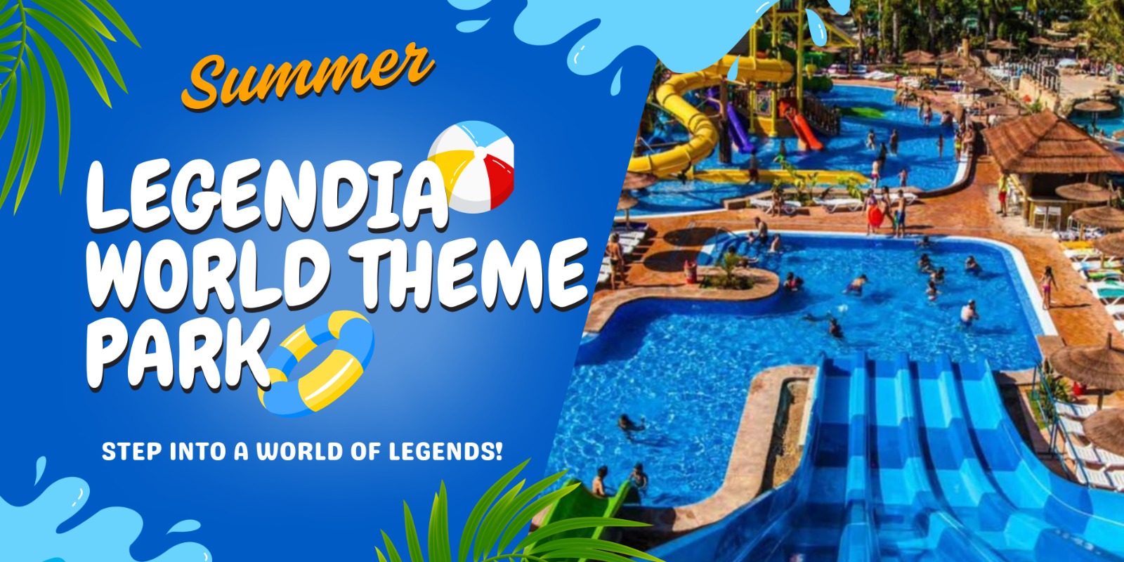 Legendia World Theme Park Banner